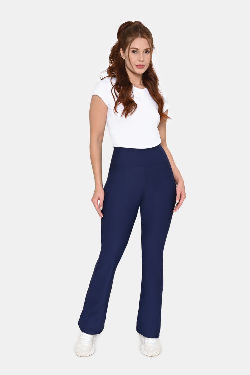 CALÇA FLARE FANCY MARINHO